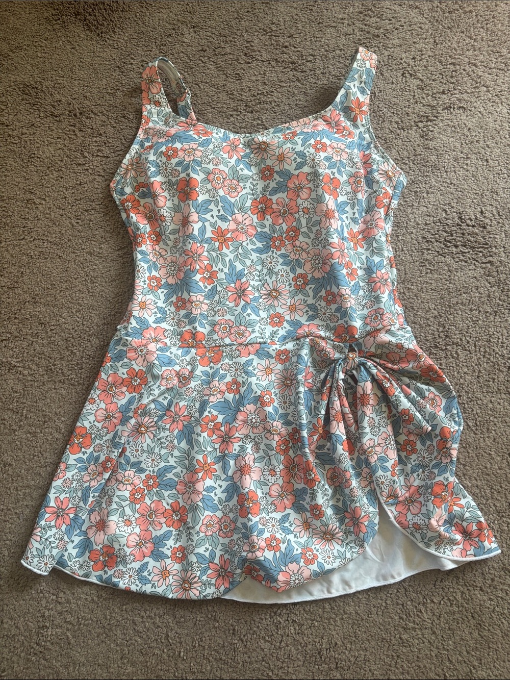 Floral Swim Dress, Like New!
